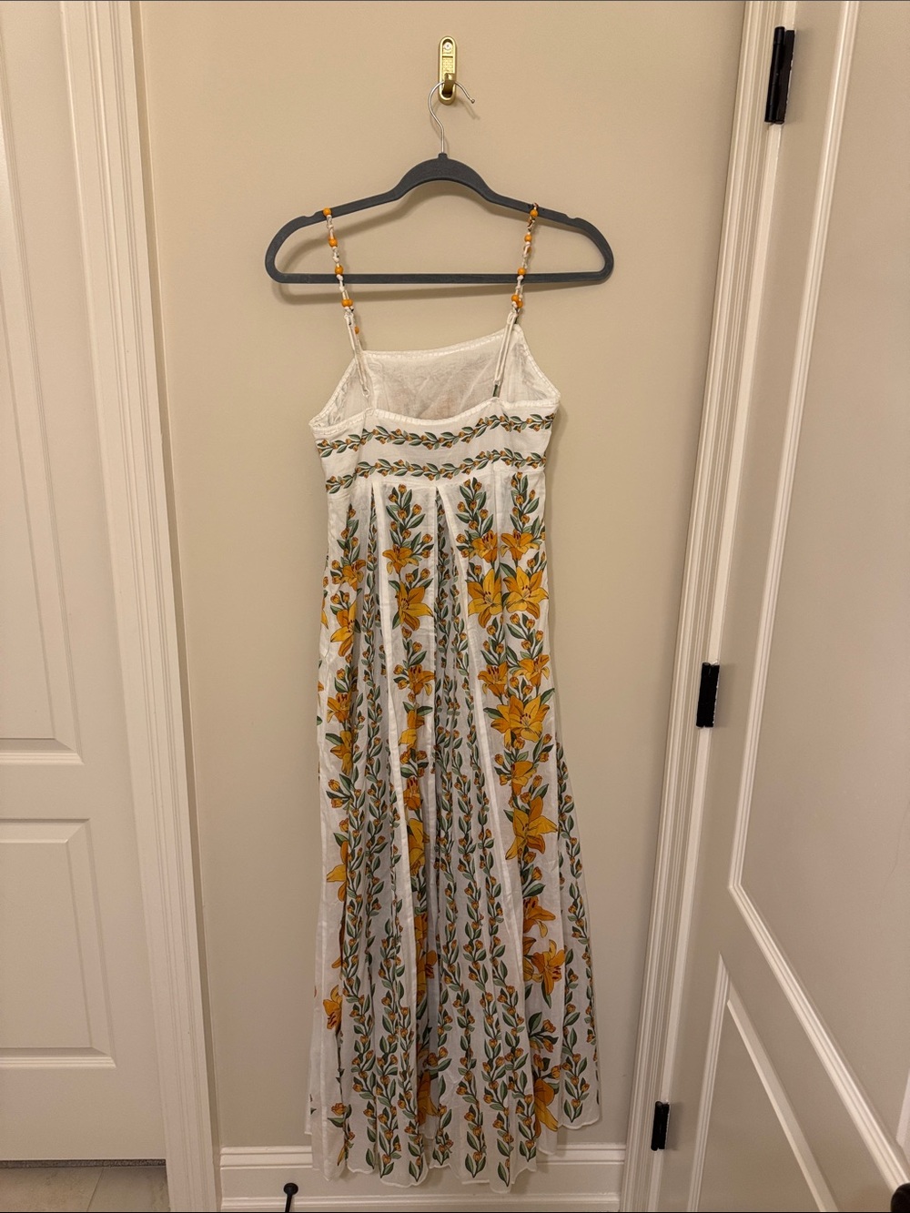 Farm Rio (NWT) White Floral Maxi Sundress - Picture 3 of 3